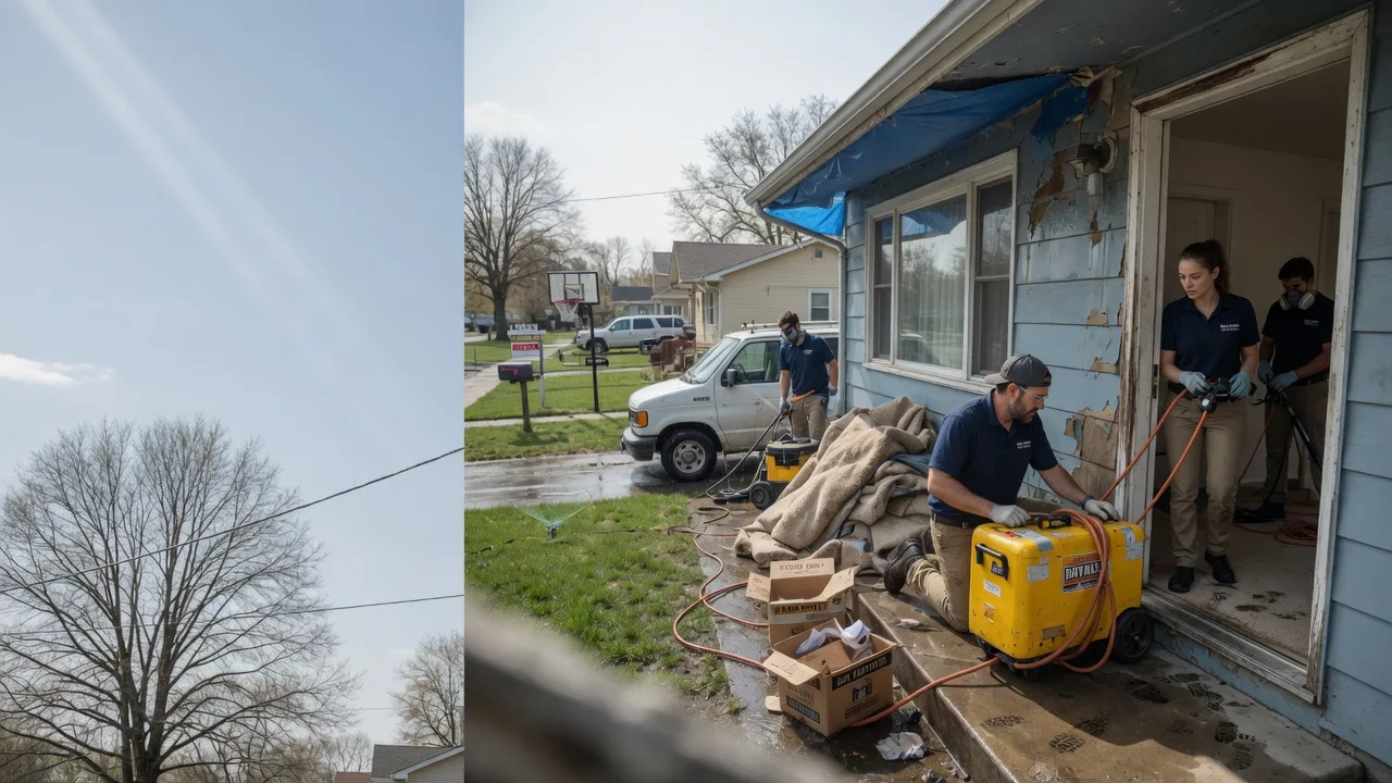 Basement Flood Cleanup in Hellier, KY near me